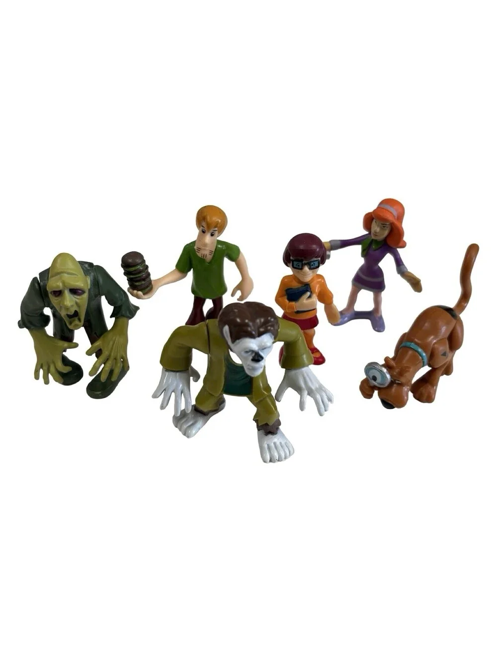 Hanna Barbera Scooby Doo Action Figures BULK X 6 VINTAGE  Poseable 2.5